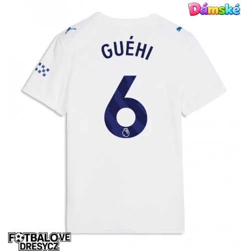 Manchester City Marc Guehi #6 Dámské Alternativní Dres 2026-27 Krátký Rukáv Manchester City Marc Guehi #6 Dámské Alternativní Dres 2026-27 Krátký Rukáv